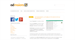 Desktop Screenshot of blog.admaiora.com